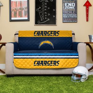 LA Chargers Navy Love Seat Protector